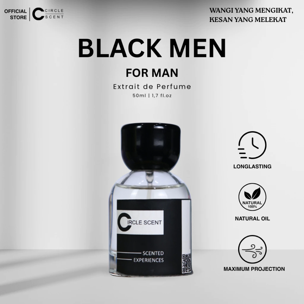 Circle Scent Black Men Parfum Pria