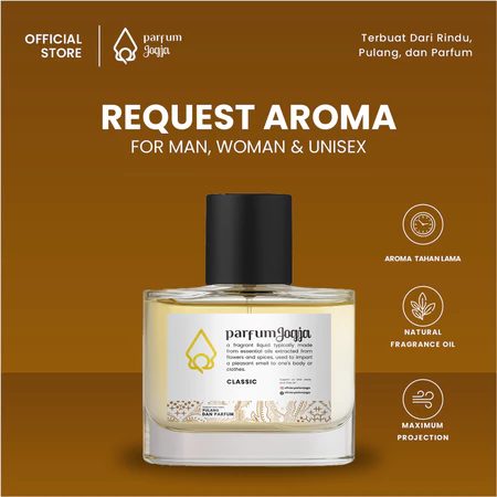 Prafum Jogja Malioboro - BUL ROSE - Classic- Aroma Eksklusif & Tahan Lama - Parfum Jogja