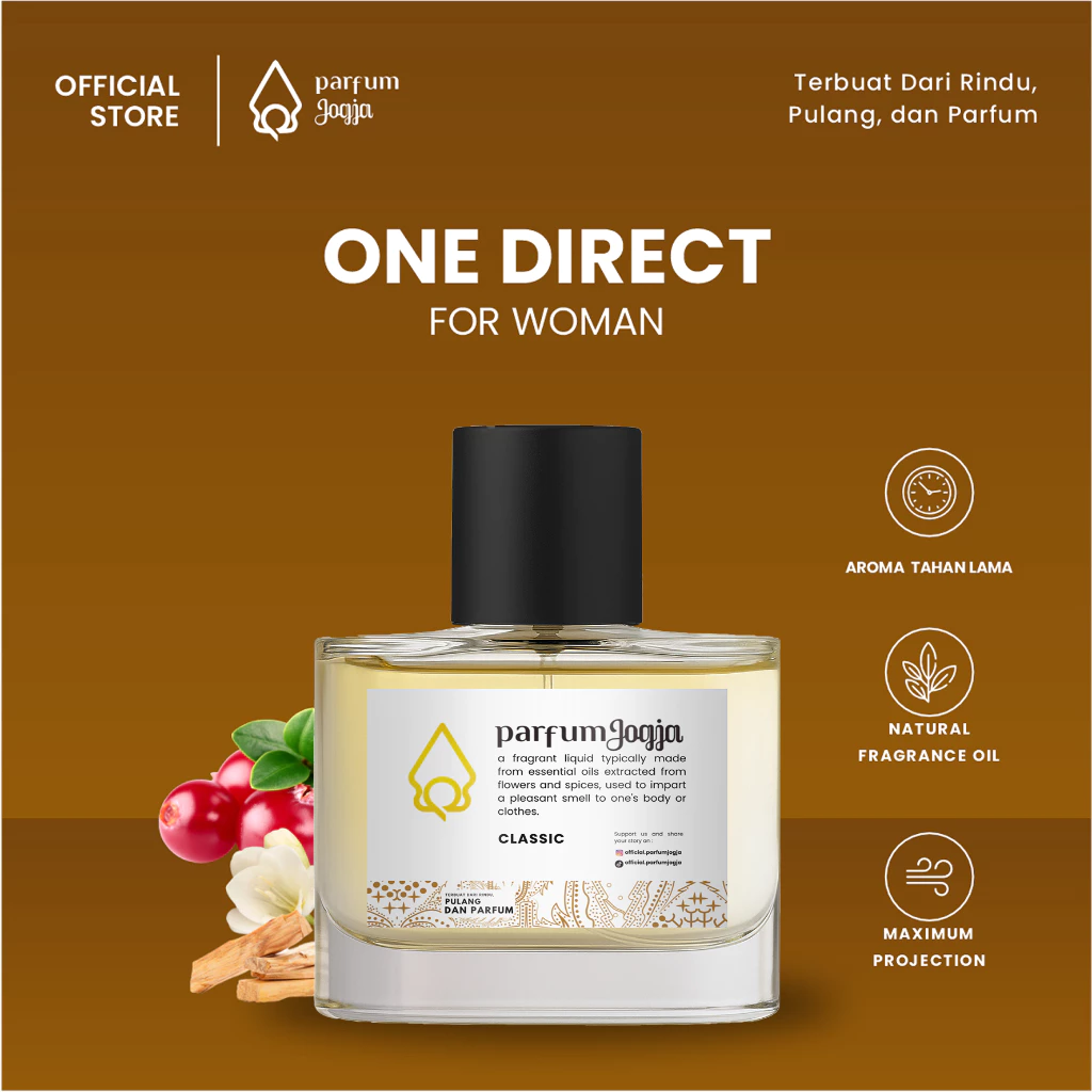 Parfum Jogja Malioboro - ONE DIRECT - Classic - EDP - Fruity & Woody - Parfum Jogja