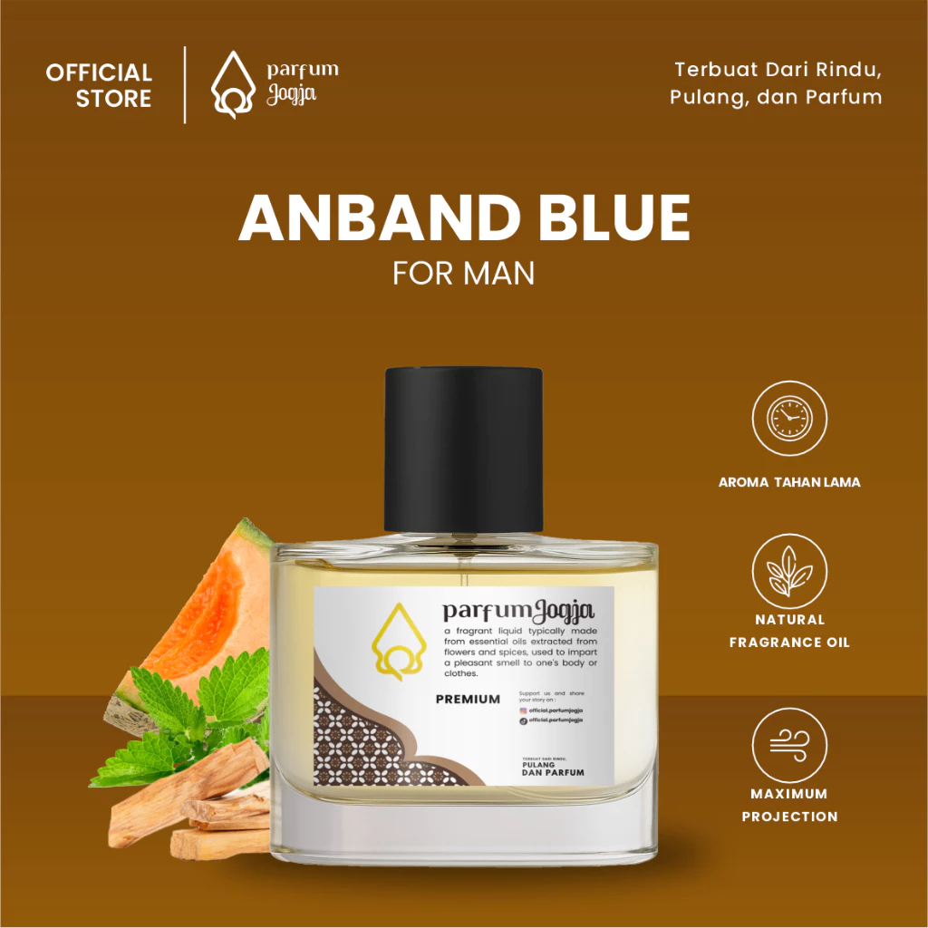 ANBAND BLUE Premium Aroma Eksklusif & Tahan Lama Aman Harga Murah - Parfum Jogja