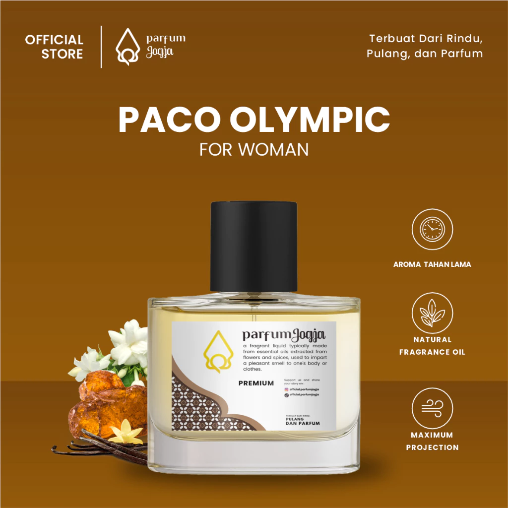 Prafum Jogja Malioboro - PACO OLYMPIC - Premium- Aroma Eksklusif & Tahan Lama - Parfum Jogja